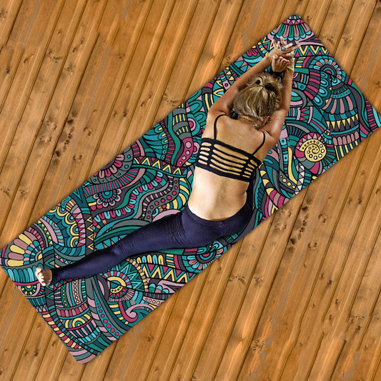 Landscape Printed Rubber Yoga Mat